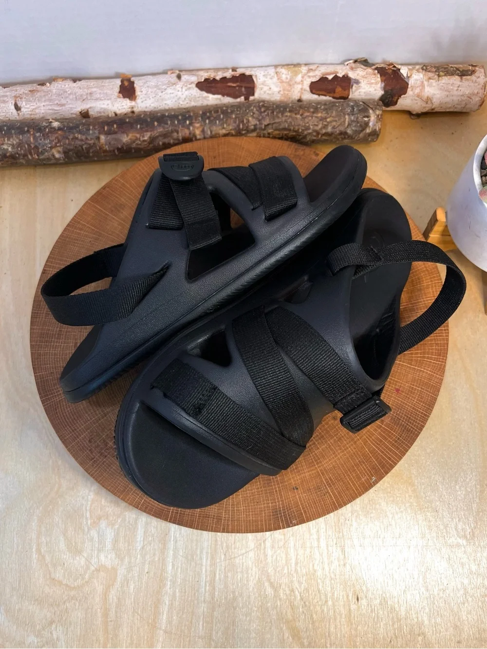 Chaco Chillos Sport Black Outdoor Casual Sandals Size 7